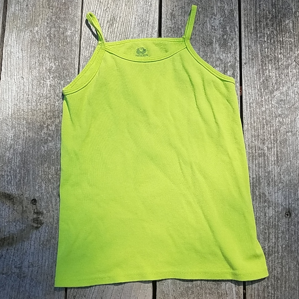 Green tank top